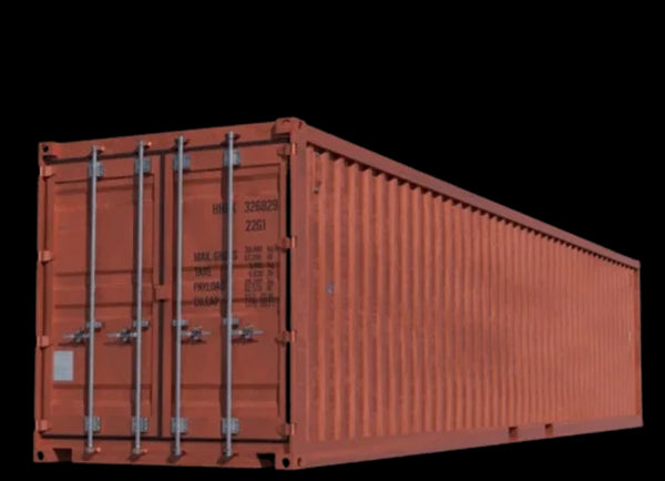 Container maritime 40 pieds DRY occasion étanche