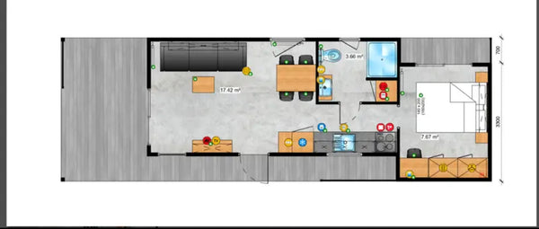mobile home Du temps pour deux dans un style moderne