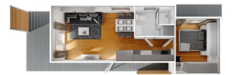 mobile home Du temps pour deux dans un style moderne