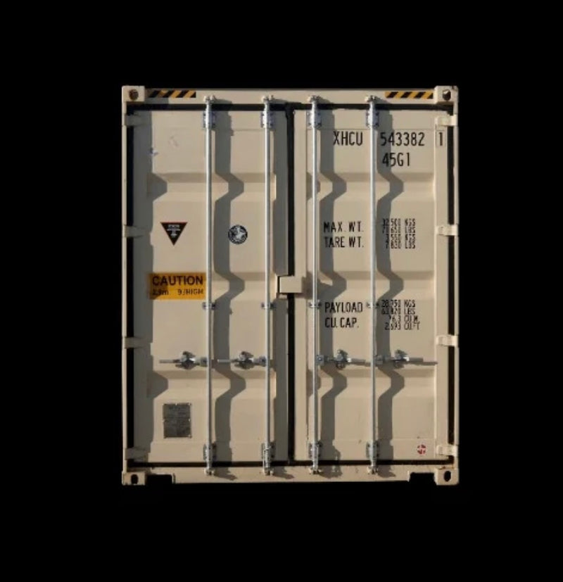 Container maritime 40 pieds High Cube 1er voyage