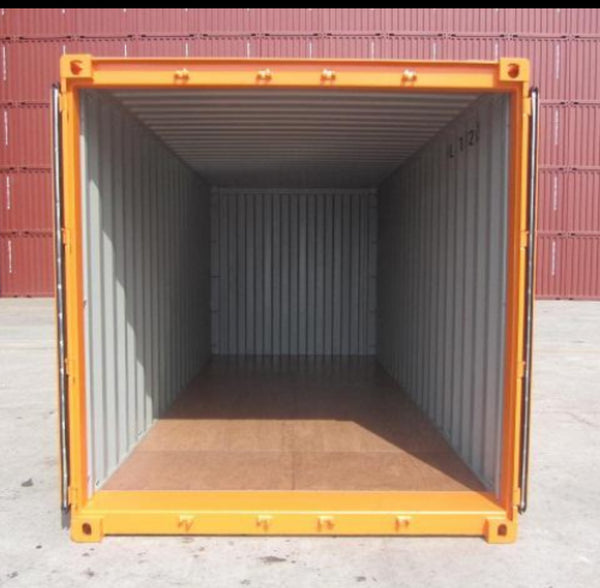 Conteneur orange de 20 pieds pour premier voyage