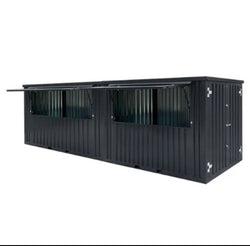 Conteneur de bar extérieur amovible de 8 x 2 mètres