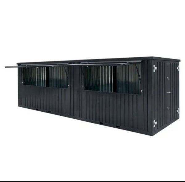Conteneur de bar extérieur amovible de 8 x 2 mètres